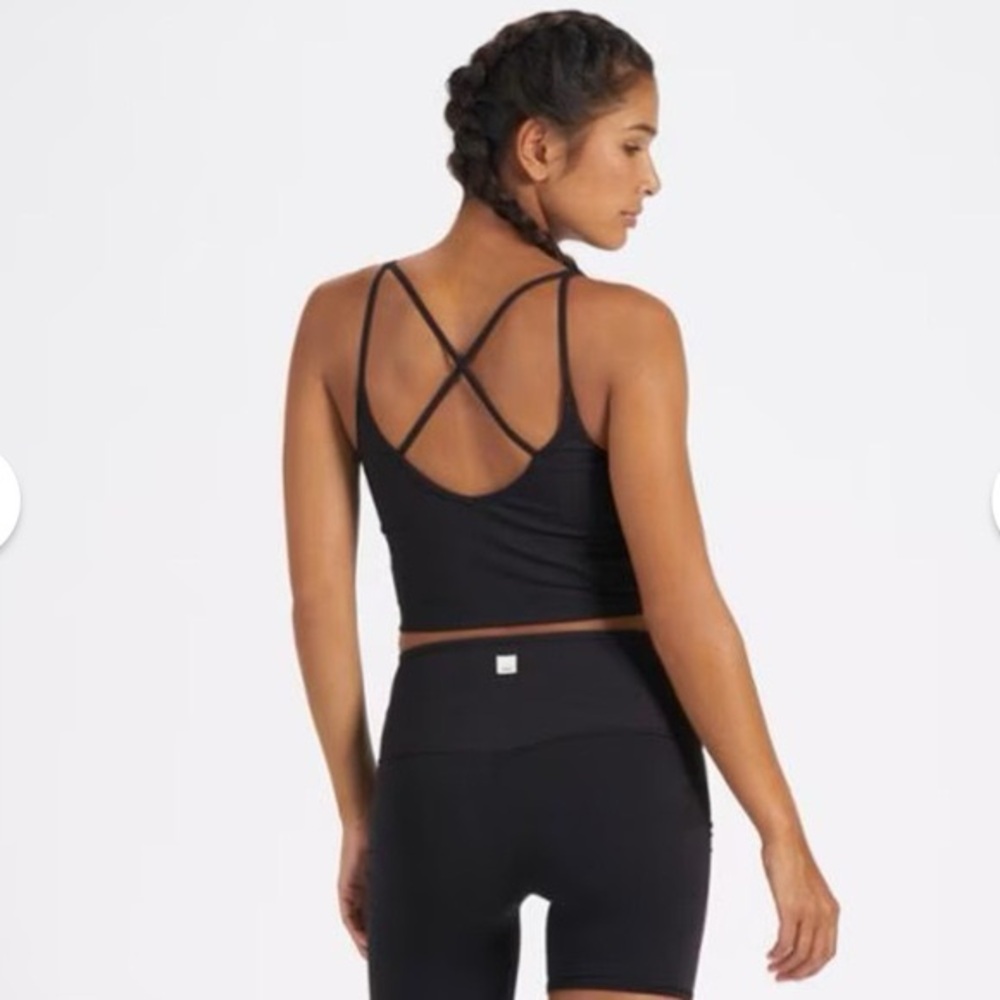 Vuori rib crop tank top with built in bra Women’s XS - Picture 7 of 9